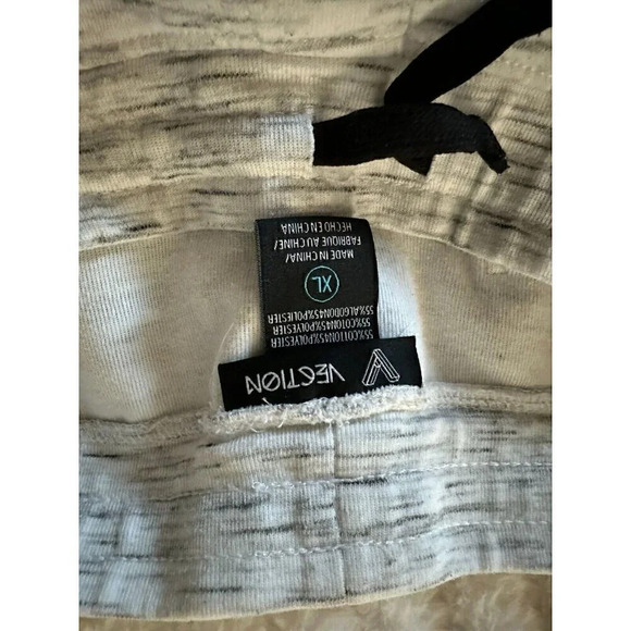 Vection Mens Skim Fit Joggers Size XL White/Black - Picture 3 of 3